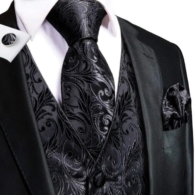 Aanzicht 3 — Gilet voor heren – gothic