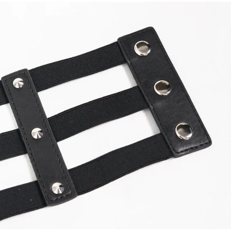 Aanzicht 8 — Tailleriem voor dames – gothic