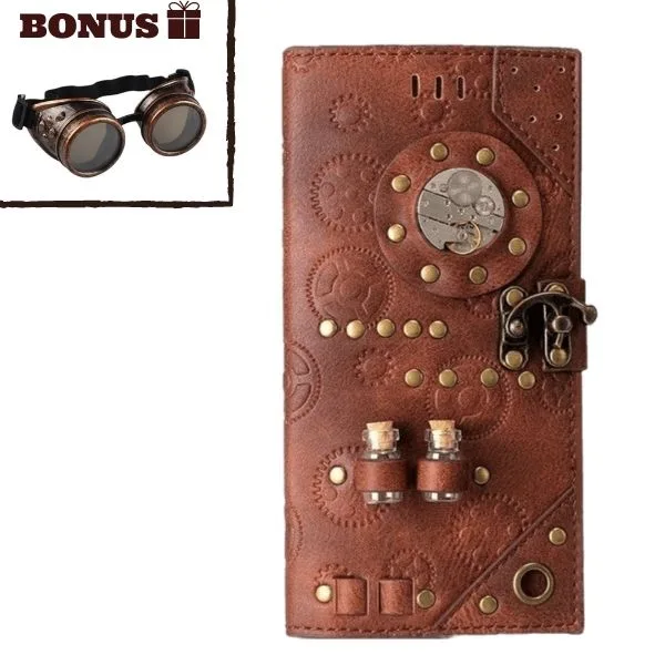 Aanzicht 3 — Steampunk portemonnee