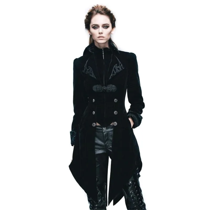 Steampunk jas – zwart