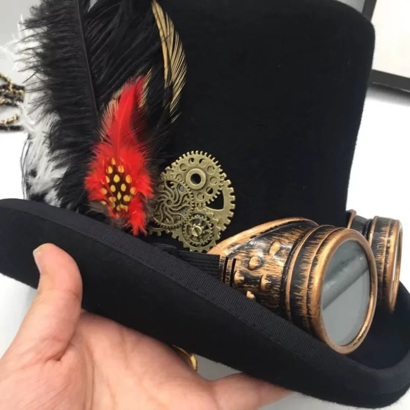 Aanzicht 4 — Steampunk hoed – Ada Lovelace