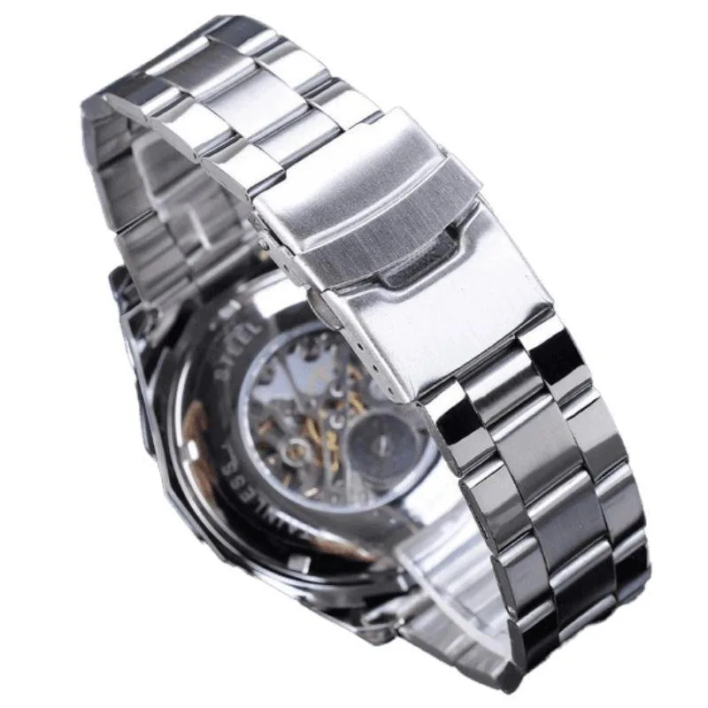 Aanzicht 4 — Mechanische horloge voor heren – skelet