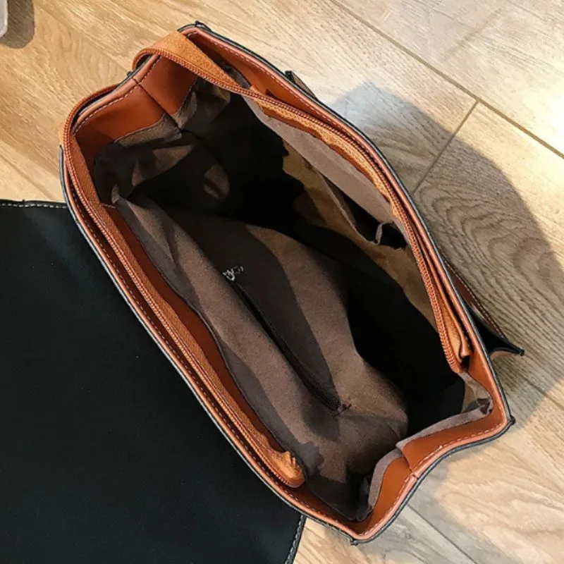 Aanzicht 9 — Steampunk schooltas – van PU