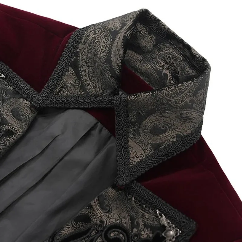 Aanzicht 7 — Steampunk mantel voor heren – gekledene jas