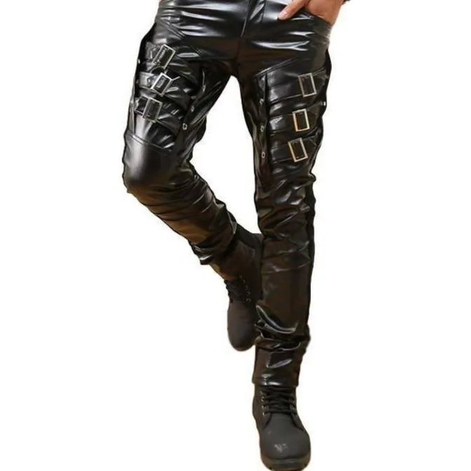 Broek voor heren – PU-kunstleer gothic