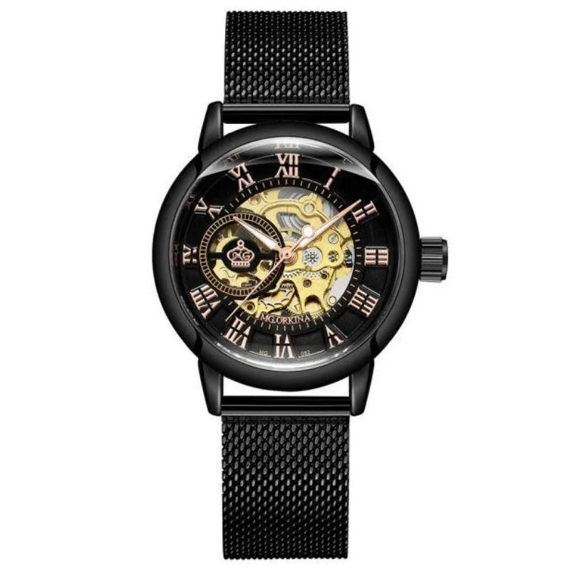 Aanzicht 5 — Skeleton horloge voor dames – automatisch