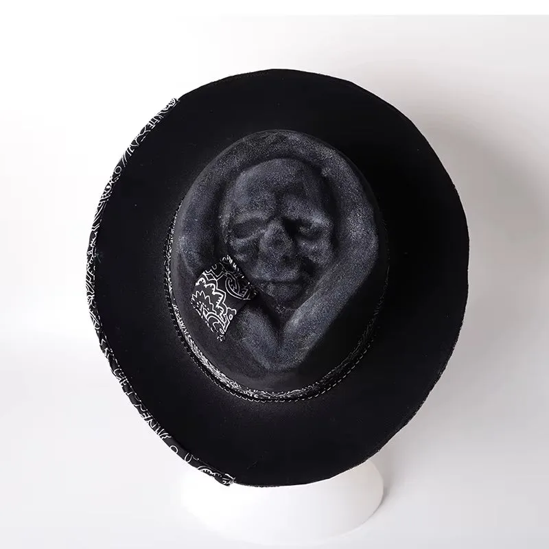 Aanzicht 3 — Steampunk hoed – Cowboy