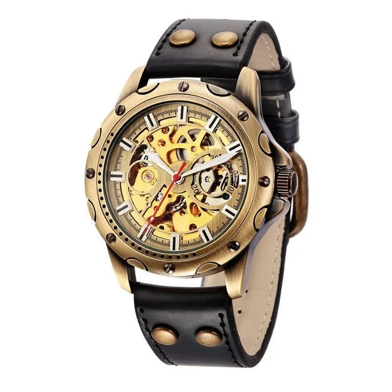 Aanzicht 4 — Steampunk horloge – tandwiel