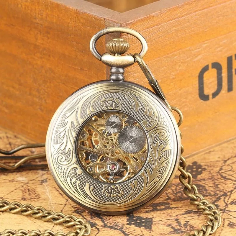 Aanzicht 6 — Steampunk zakhorloge – feniks