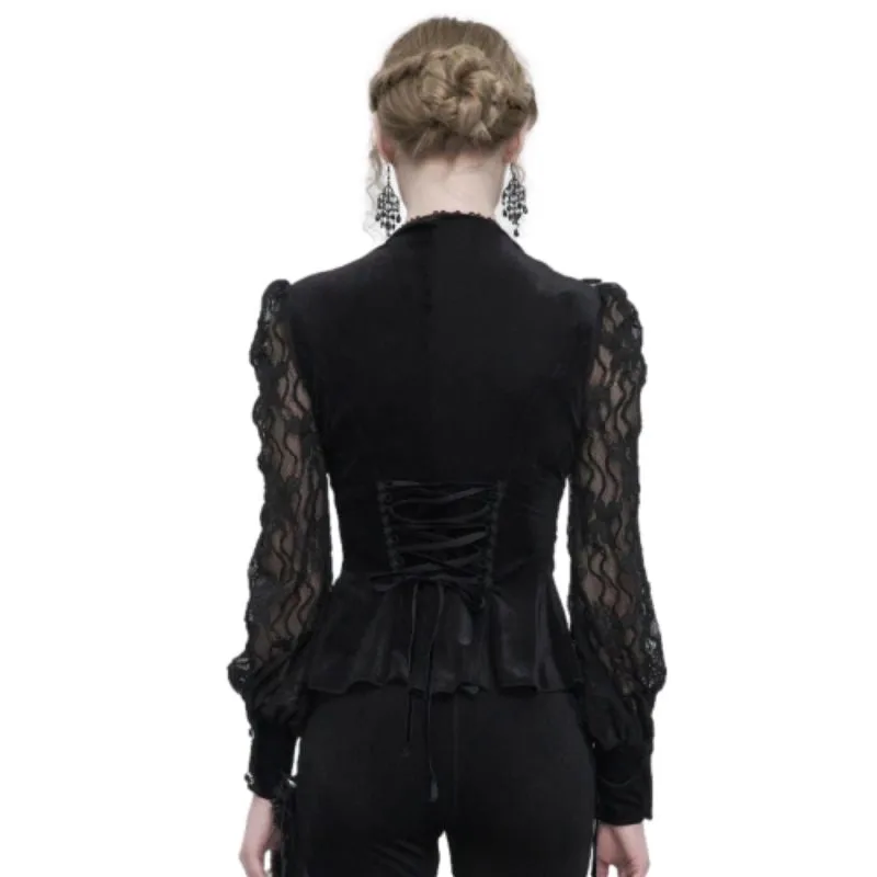 Aanzicht 5 — Blouse voor dames – gothic – model 2