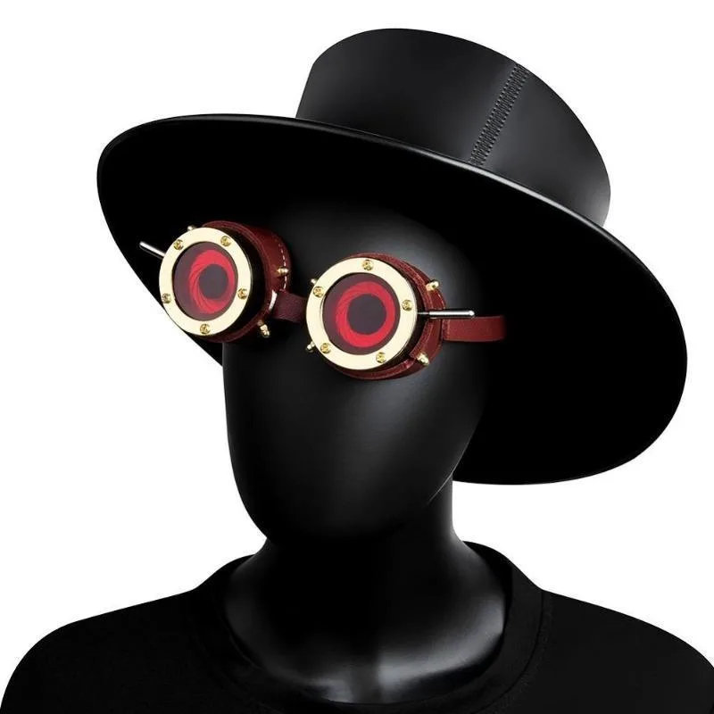 Aanzicht 2 — Steampunk bril – Goggles