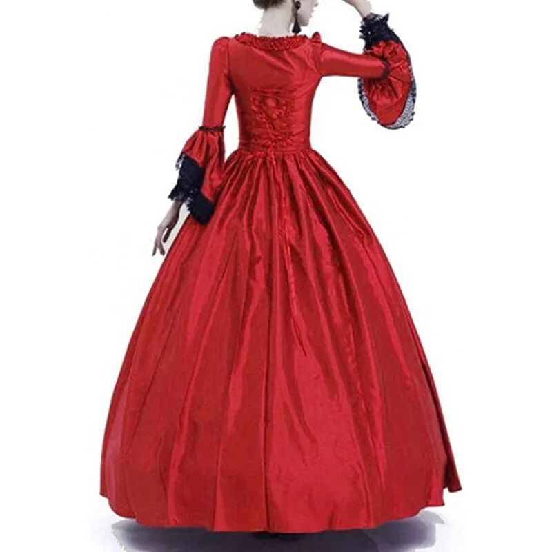 Aanzicht 2 — Jurk – Victoriaans rococo