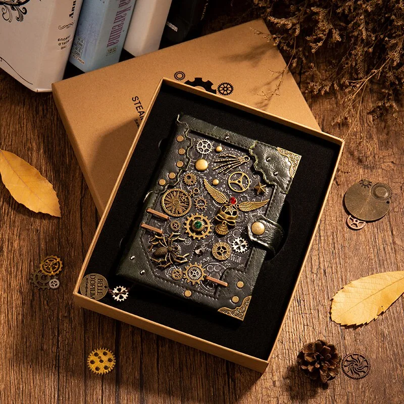 Steampunk notitieboek – model 2 Steampunk notitieboek – model 2