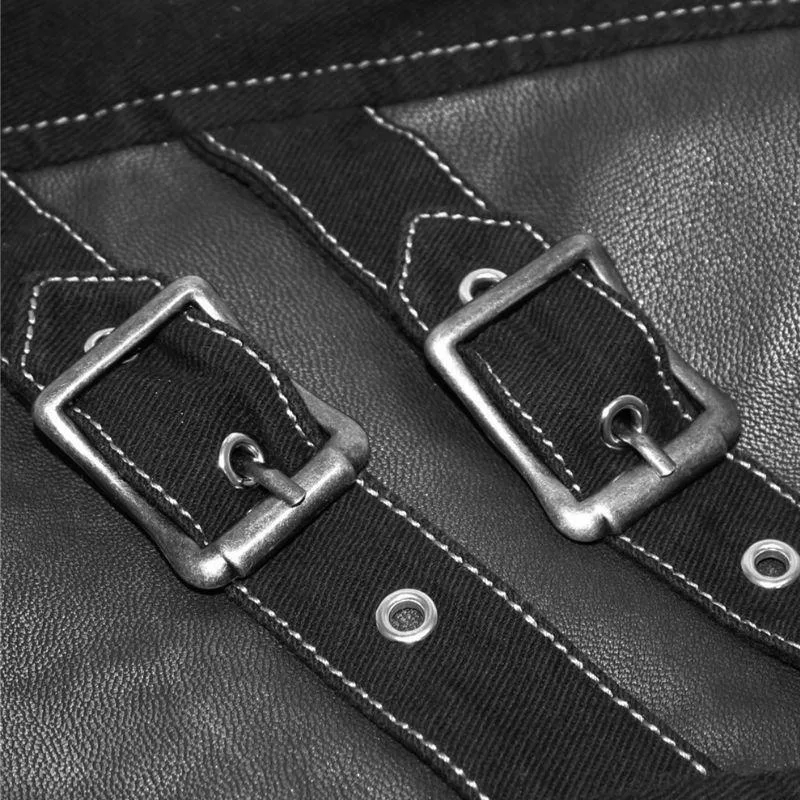 Aanzicht 6 — Steampunk broek voor heren – rok