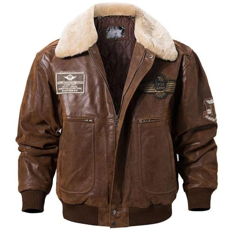 Steampunk jas – pilotenstijl van leer