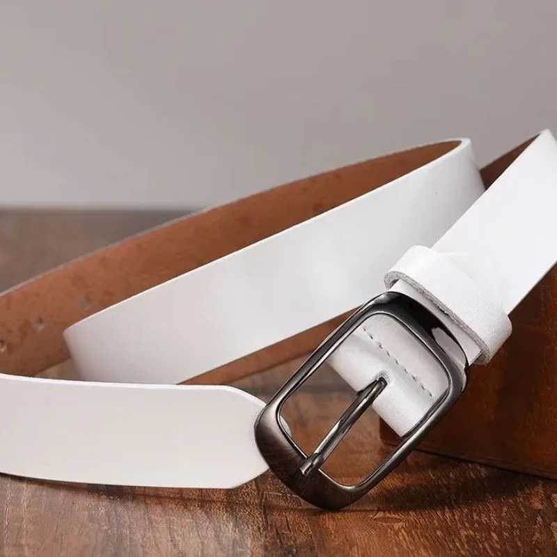 Aanzicht 2 — Steampunk riem – wit van kunstleer
