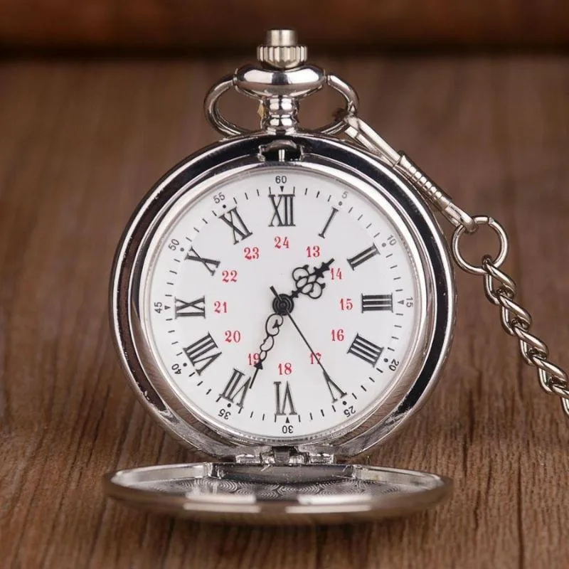 Aanzicht 2 — Zakhorloge – zilverkleurig vintage