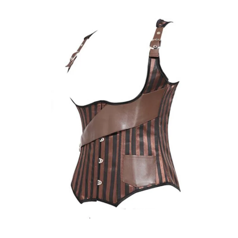 Aanzicht 2 — Steampunk korset – Underbust
