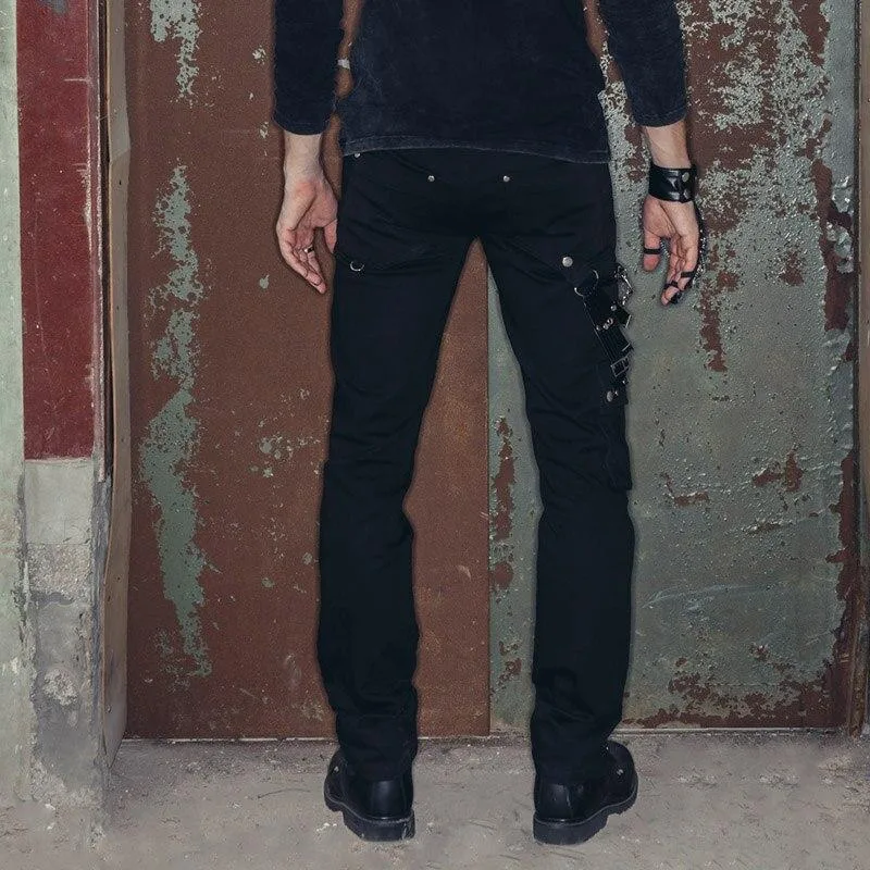 Aanzicht 3 — Steampunk broek – gothic ketting
