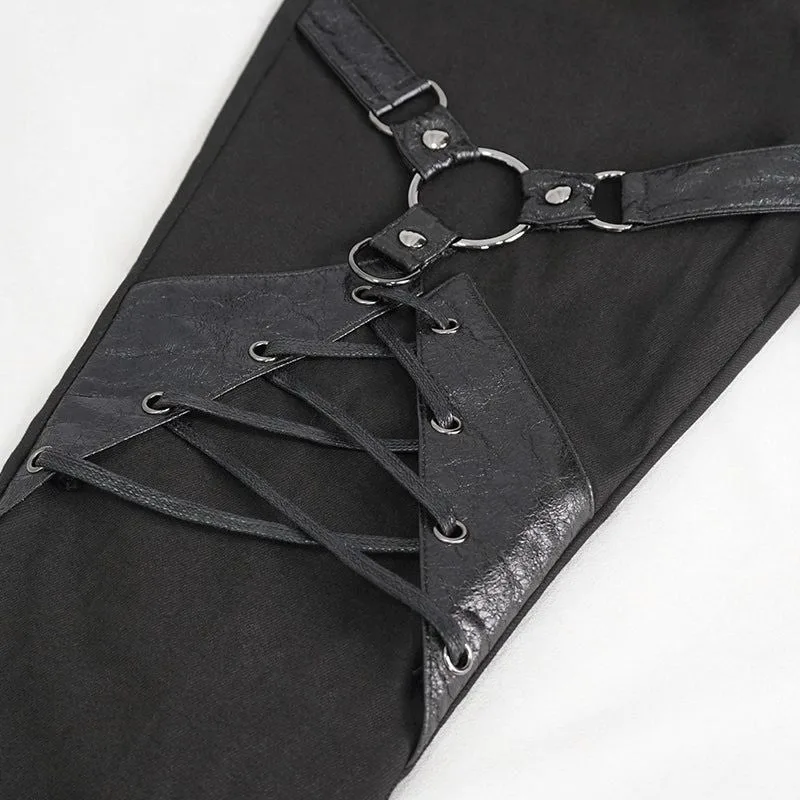 Aanzicht 5 — Broek voor dames – punk gothic