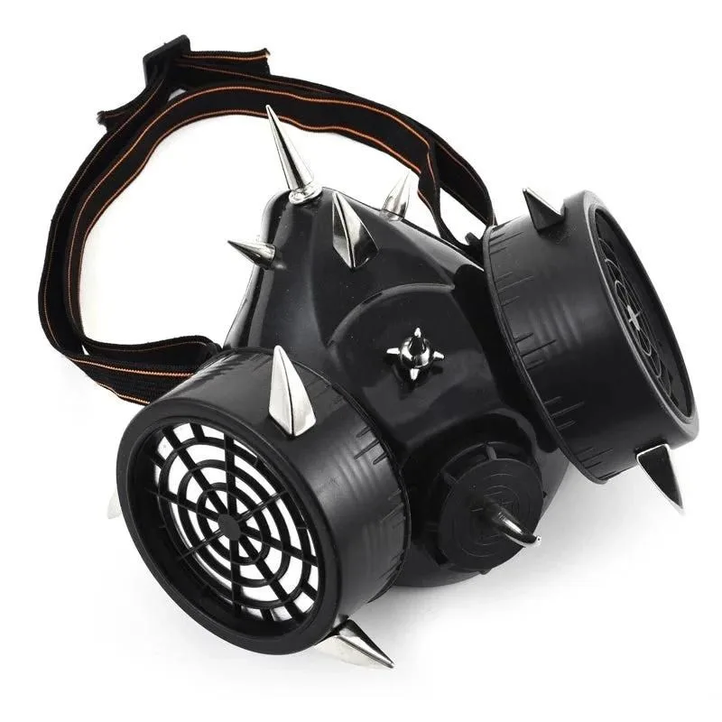 Aanzicht 3 — Gasmasker als kostuumaccessoire – gothic