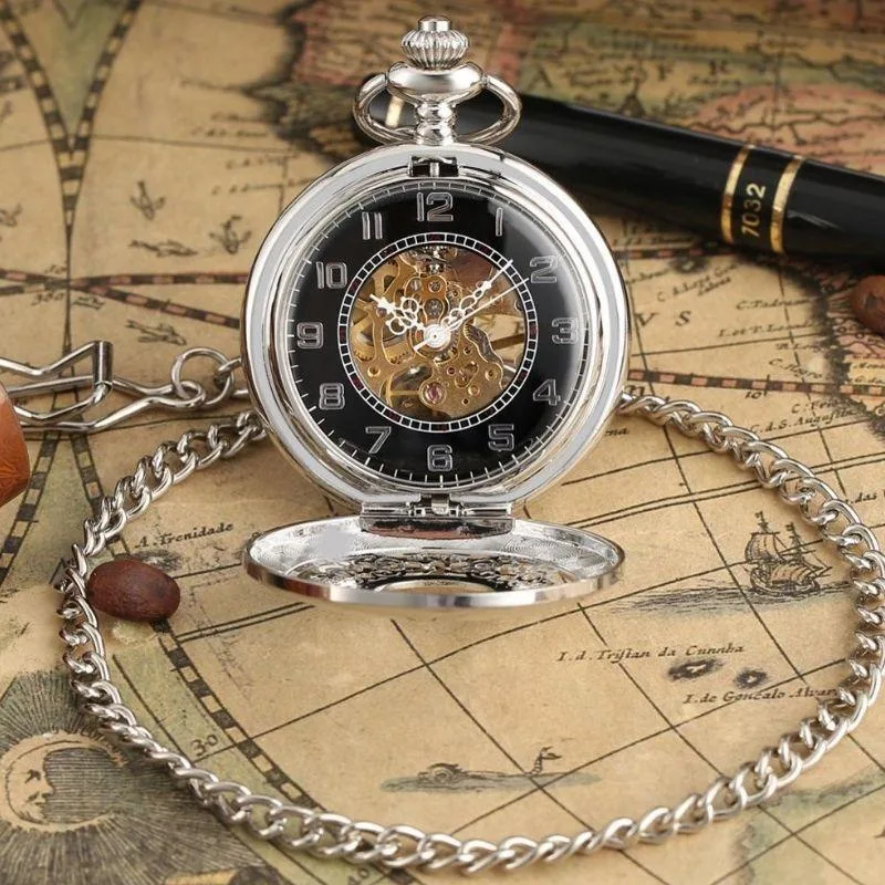 Aanzicht 4 — Zakhorloge – antieke uitstraling van staal (doos)