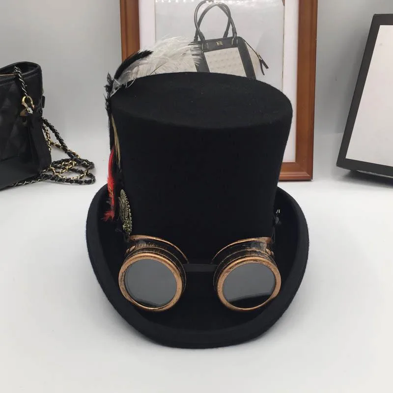 Aanzicht 3 — Steampunk hoed – Ada Lovelace