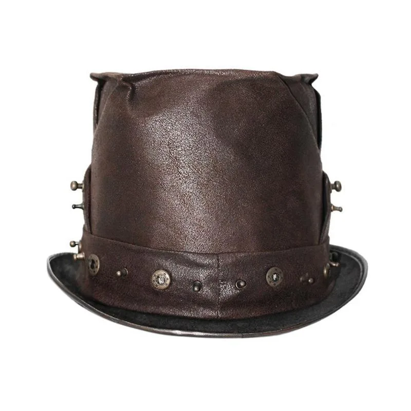 Aanzicht 8 — Steampunk hoed – gothic voor heren, 15 cm