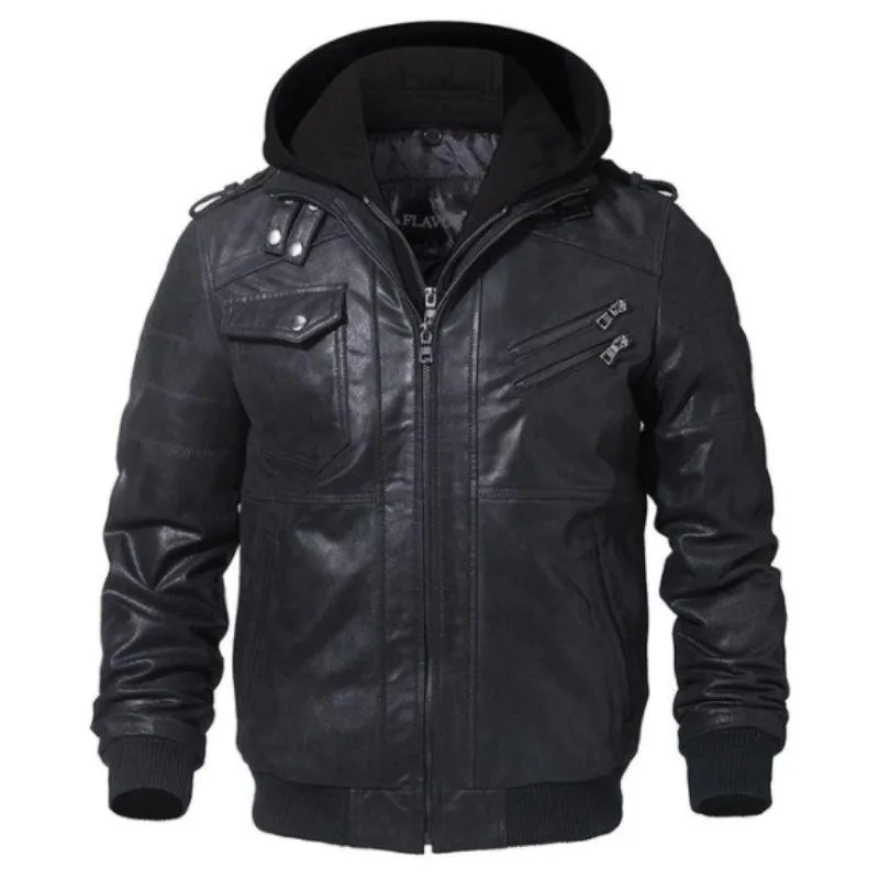 Aanzicht 4 — Steampunk Blouson – jas van leer