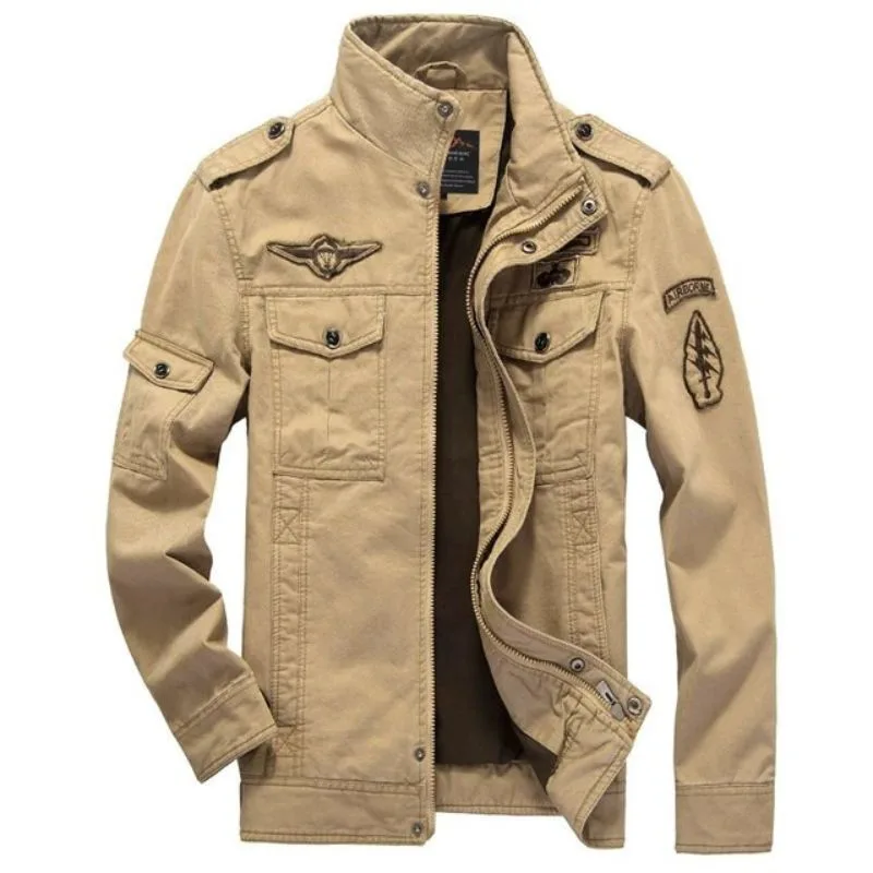 Aanzicht 4 — Jas – pilotenstijl van jeans