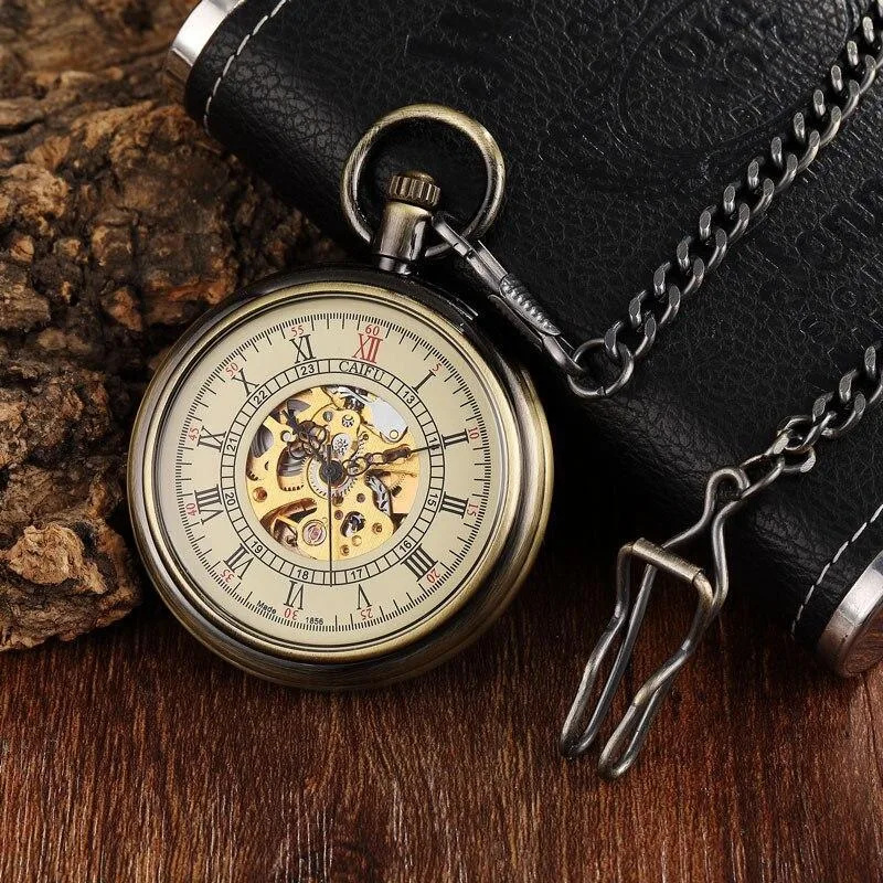 Aanzicht 4 — Steampunk zakhorloge – tas
