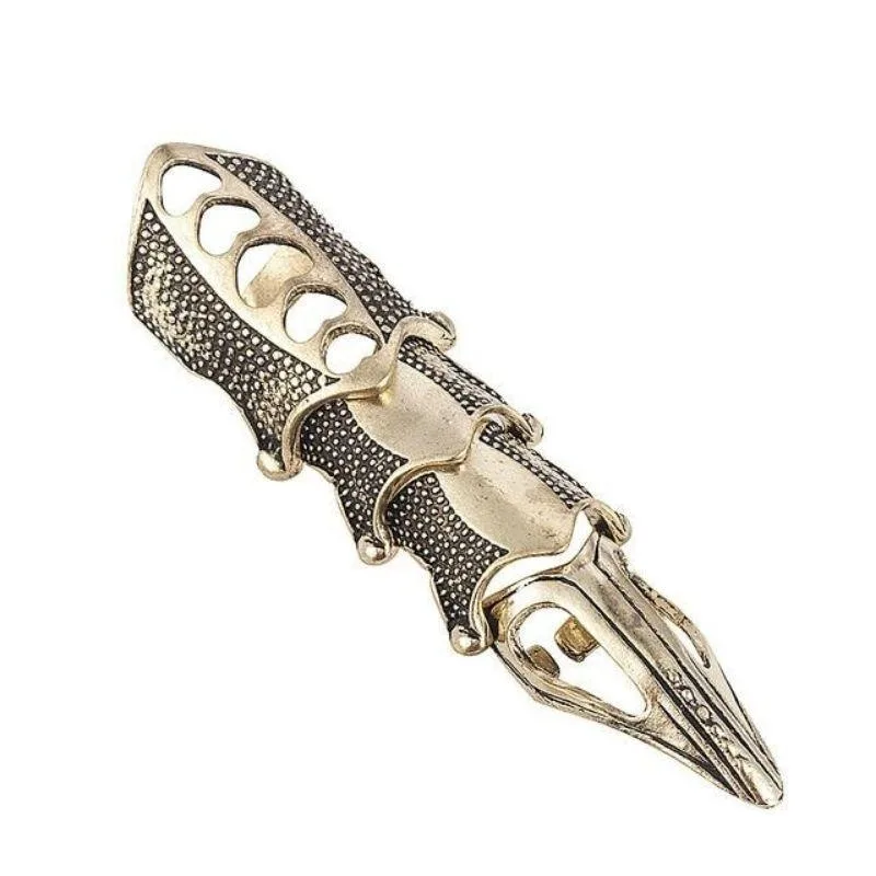 Aanzicht 4 — Steampunk ring – harnasmotief