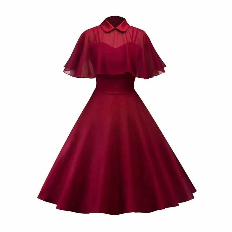 Jurk – vintage rood