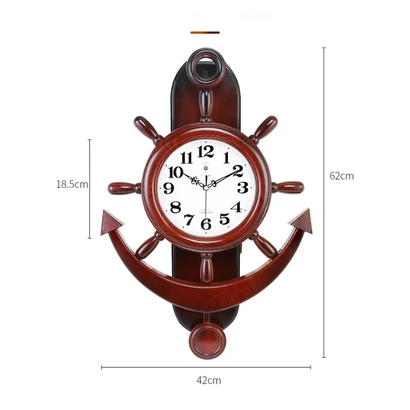 Aanzicht 2 — Steampunk horloge – stuurwiel