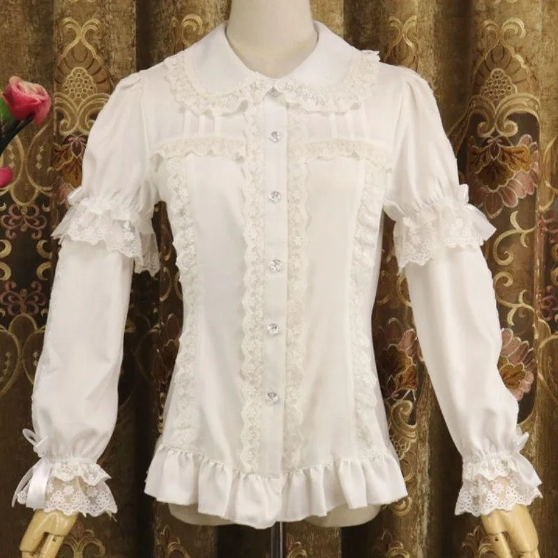 Aanzicht 3 — Steampunk blouse – Edwardiaans