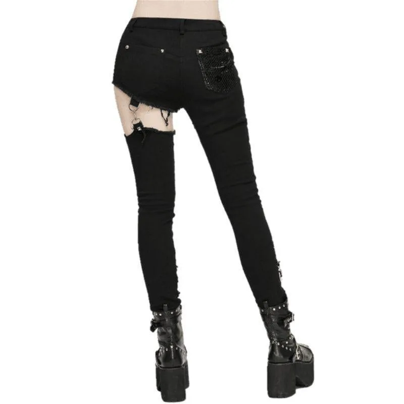 Aanzicht 5 — Jeans voor dames – punk