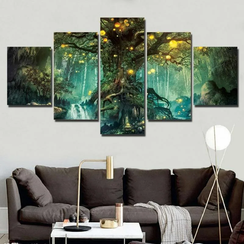 Aanzicht 2 — Wanddecoratie – XXL levensboom