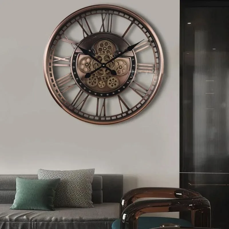 Aanzicht 3 — Steampunk horloge – vintage zichtbaar uurwerk