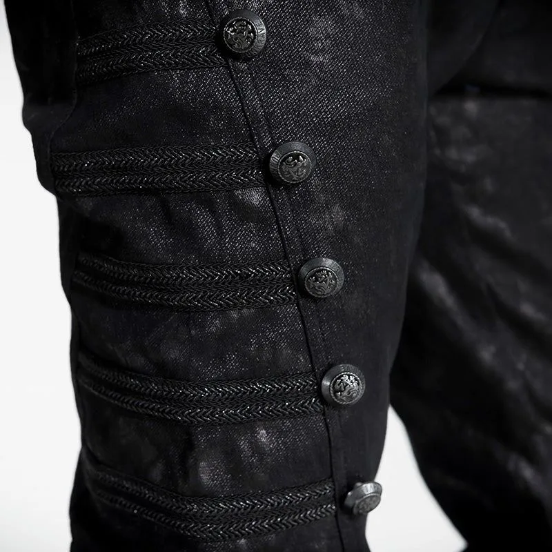 Aanzicht 3 — Broek – militaire stijl punk