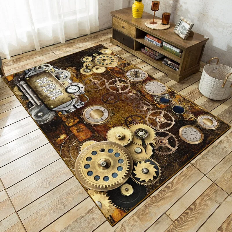 Aanzicht 2 — Steampunk tapijt