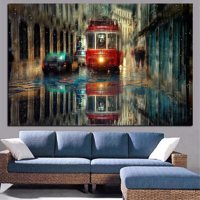 Wanddecoratie – afbeelding stijl industrieel