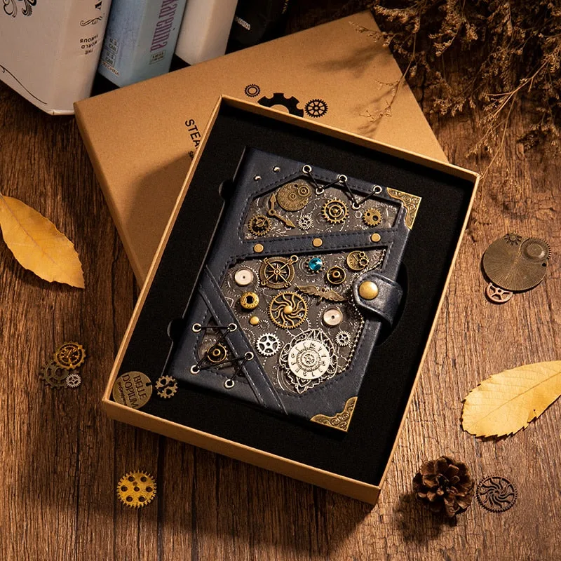 Aanzicht 6 — Steampunk notitieboek – model 2