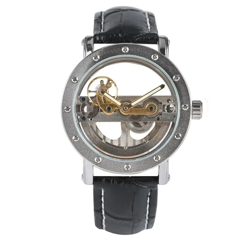 Aanzicht 5 — Skeleton horloge voor heren – transparant
