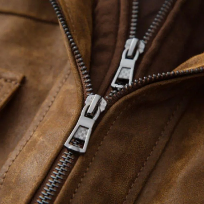 Aanzicht 8 — Steampunk Blouson – jas van leer