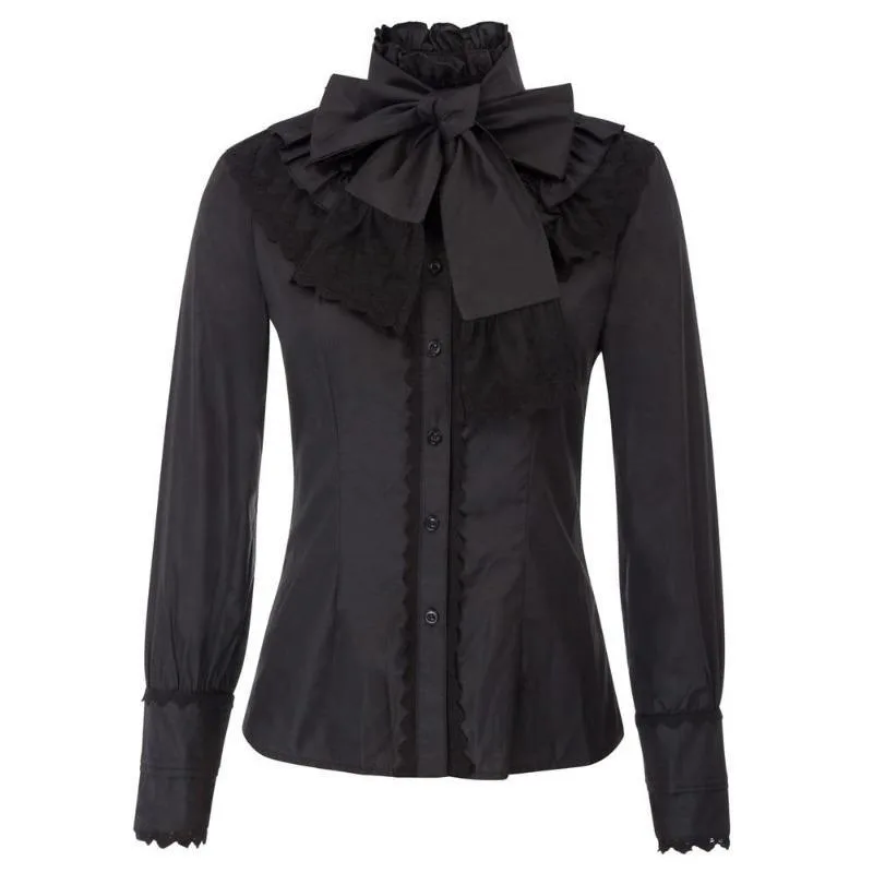 Blouse voor dames – kraag Victoriaans
