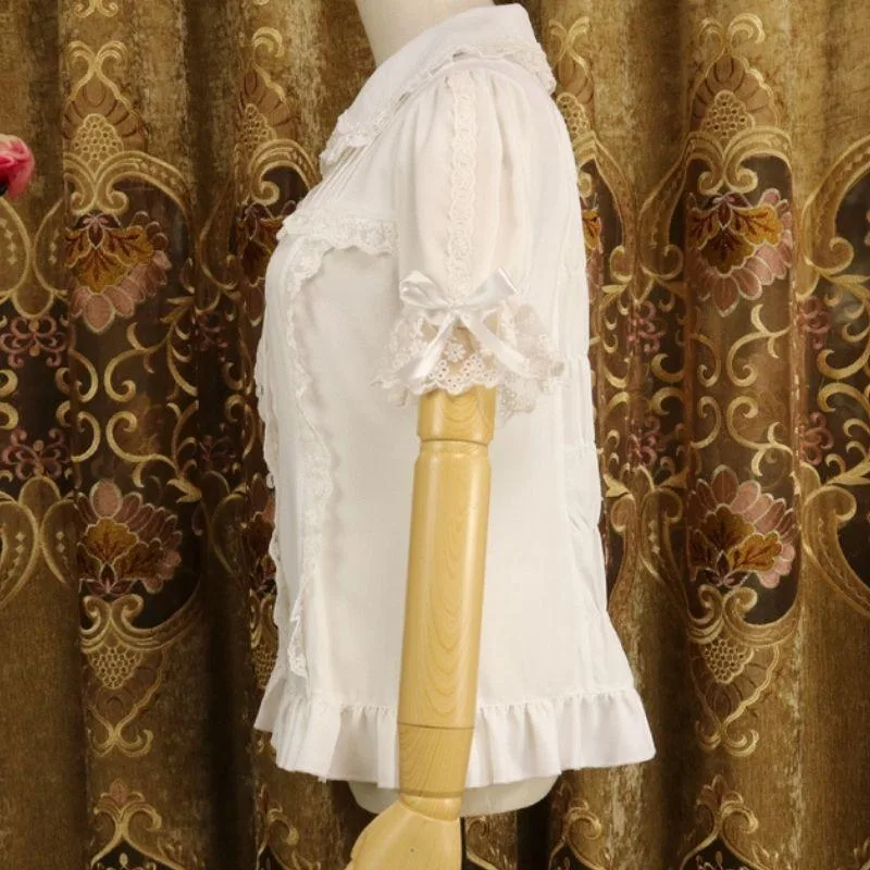 Aanzicht 4 — Steampunk blouse – Edwardiaans
