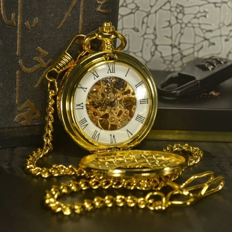 Aanzicht 3 — Steampunk zakhorloge – dubbelzijdig