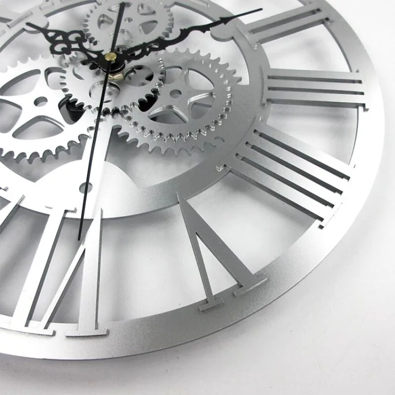 Aanzicht 3 — Steampunk horloge – vintage grijs