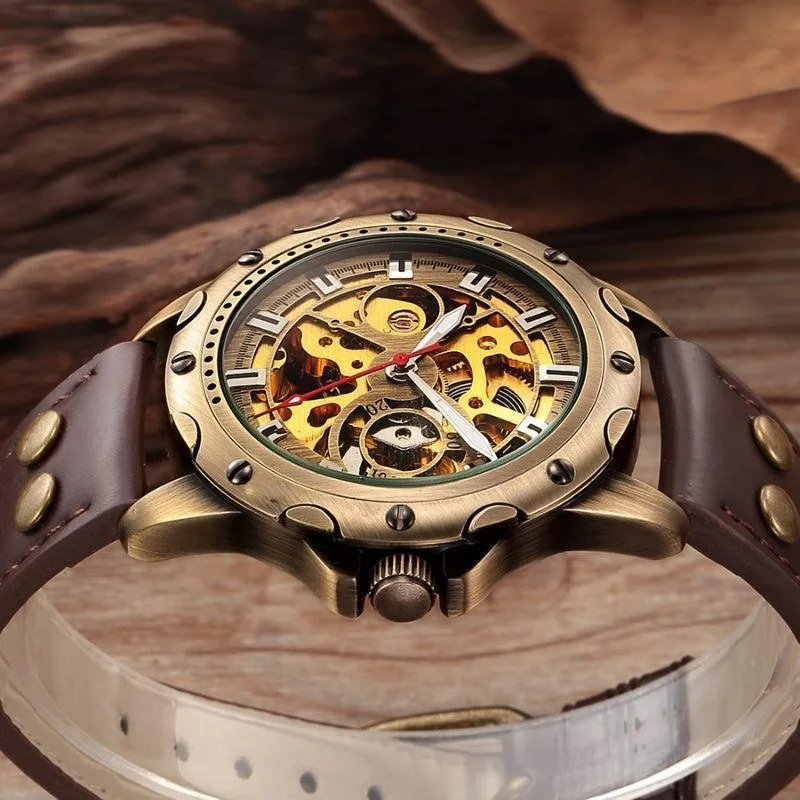 Aanzicht 7 — Steampunk horloge – tandwiel