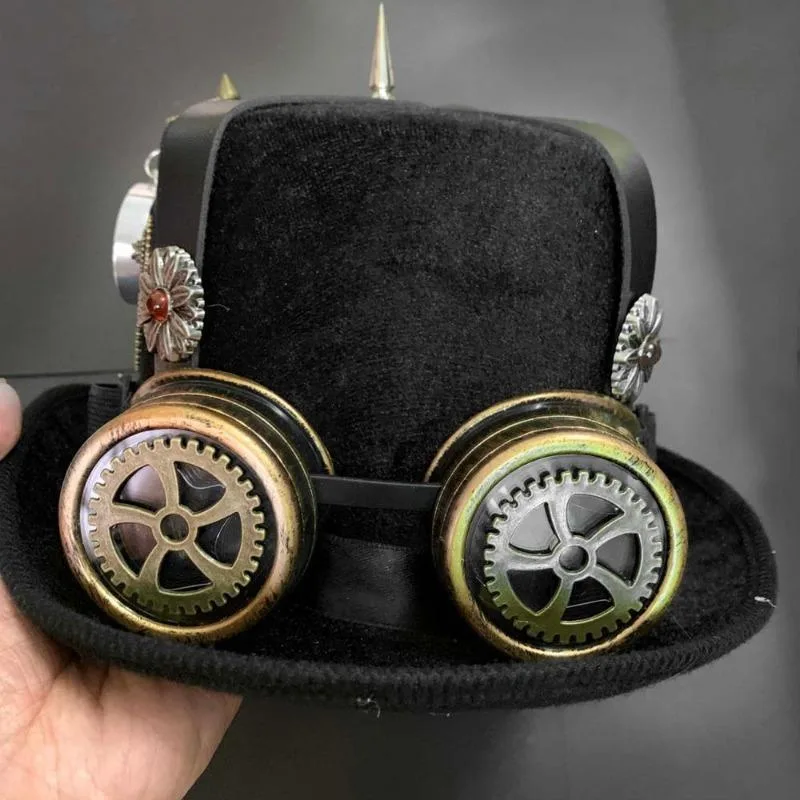 Aanzicht 5 — Steampunk hoed – met sierdetails